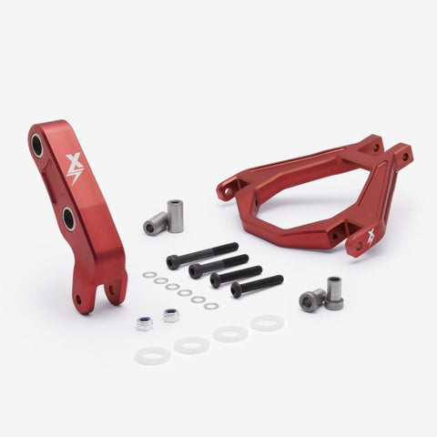 EBMX Rear Shock Linkage and Suspension Triangle for Light_bee Red