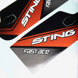 FastAce Front Fork Stickers Orange