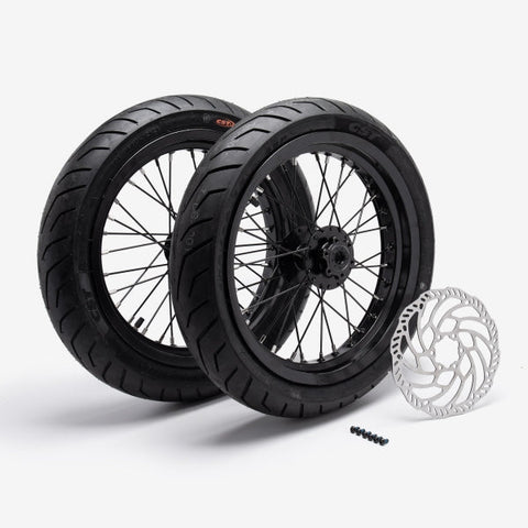 EBMX 14inch Supermoto Wheelset